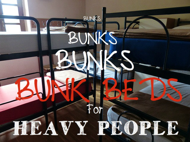 Heavy Duty Bunk Beds For People, Bunk Bed With Queen Futon On Bottom
