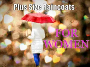 Oversized Raincoats For PLus Size Women