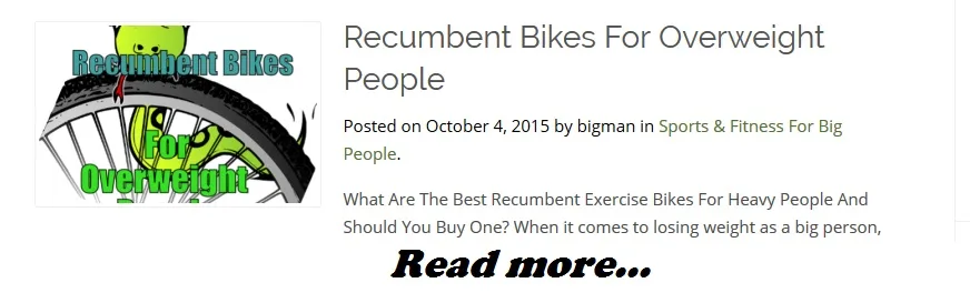 Recumbent Exercise Bikes