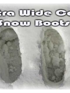 Extra Wide Calf Snow Boots