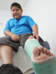 Obese Child With Foot Pain