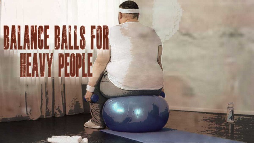 Yoga With Balance Ball For Overweight People